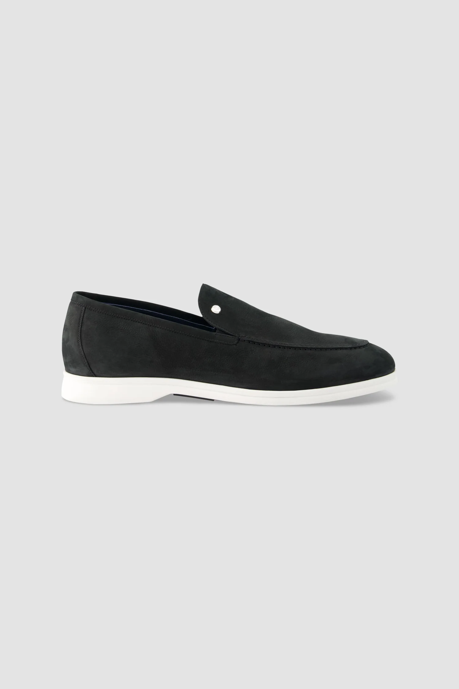 Zilli Black Suede Calfskin Loafers