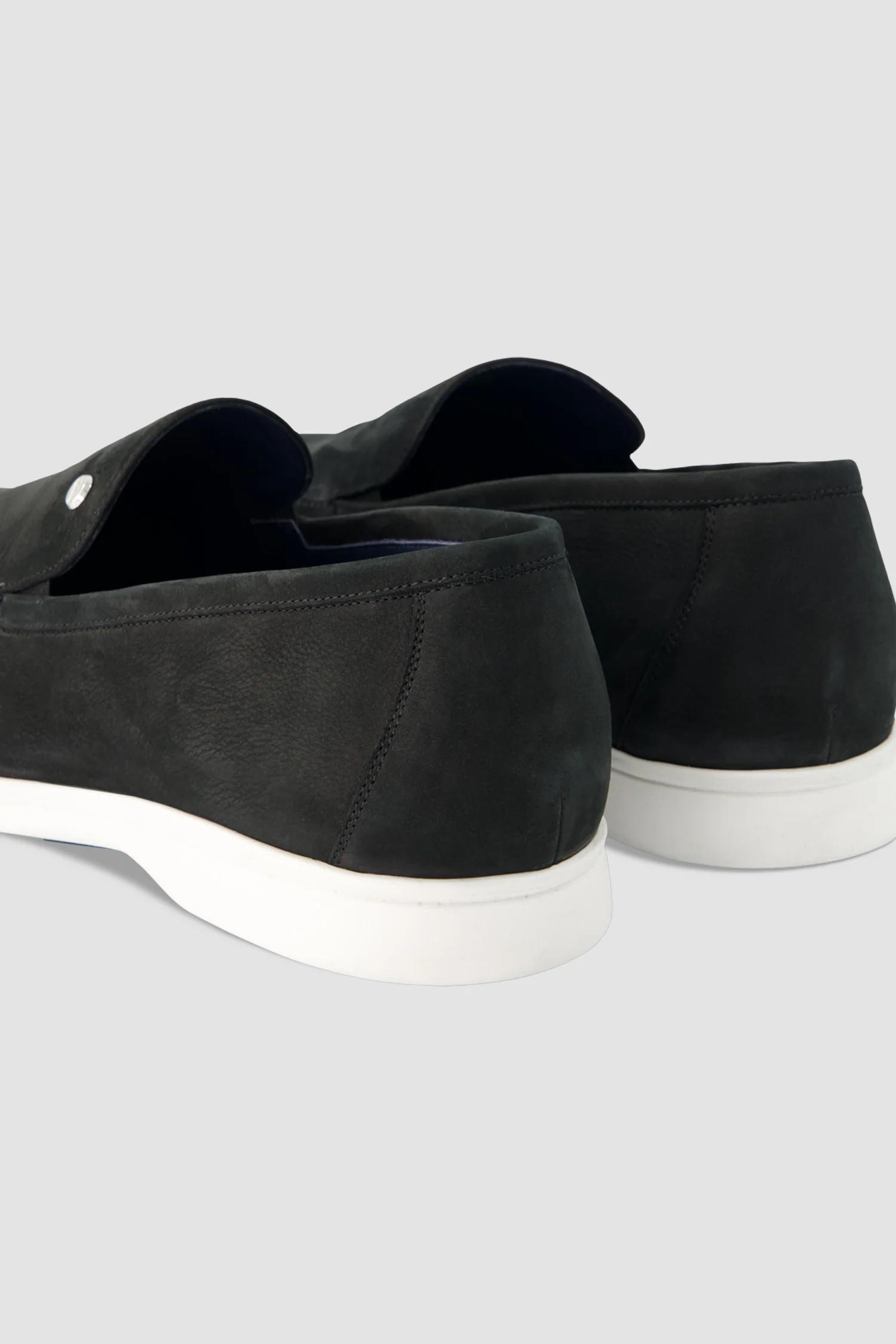Zilli Black Suede Calfskin Loafers - Image 3