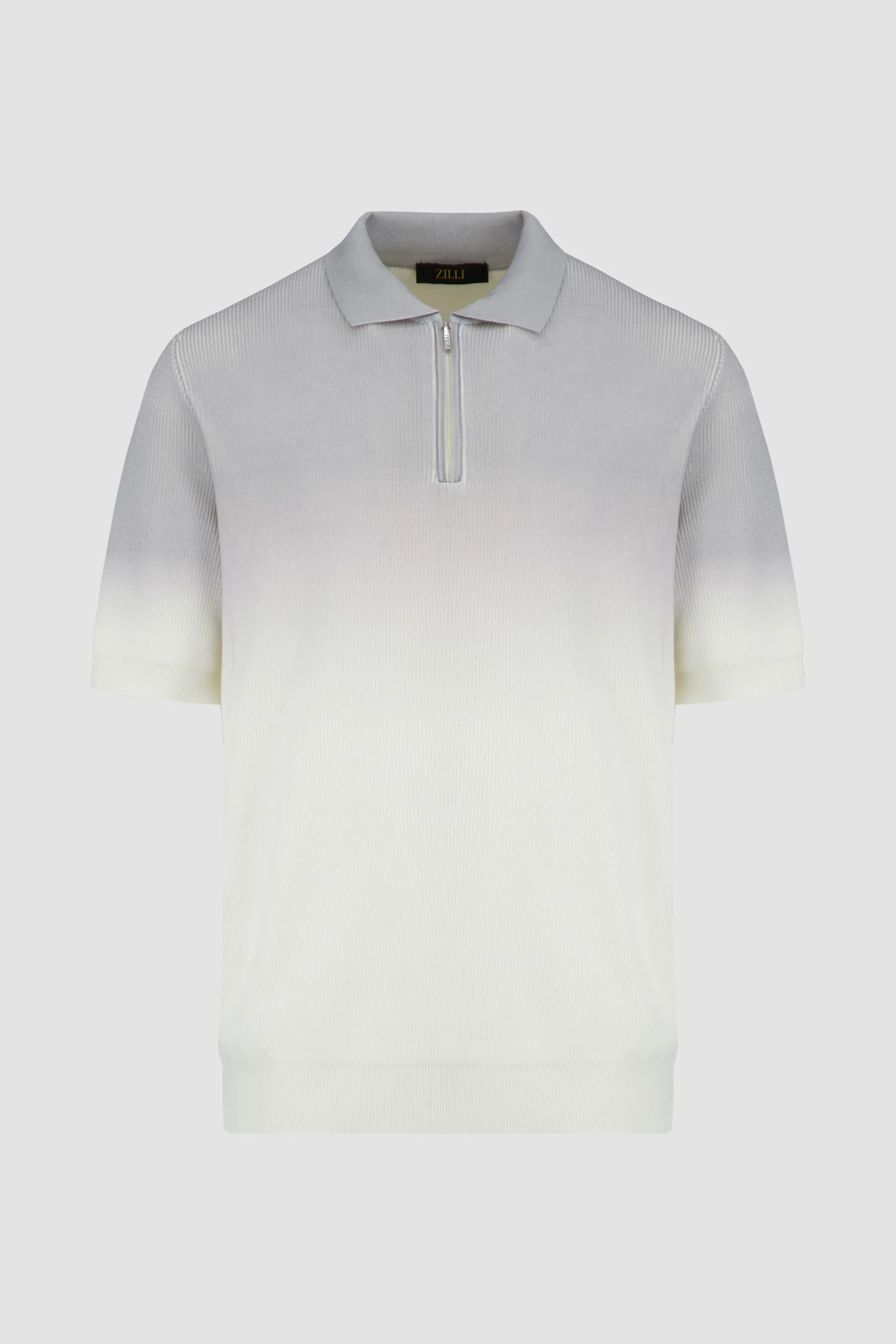 Zilli Multicolor Zip Short Sleeves Polo