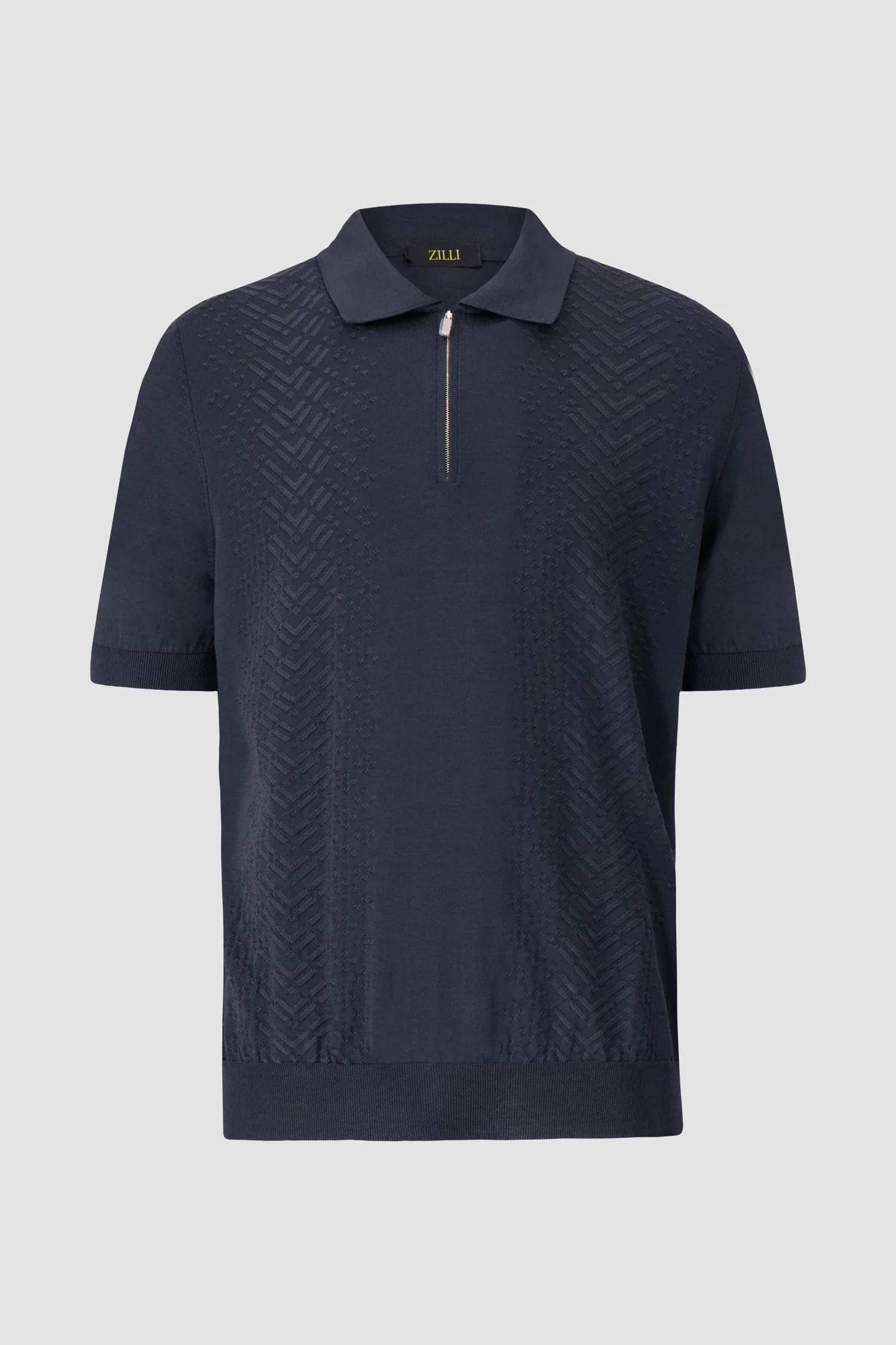 Zilli Navy Knitwear Polo