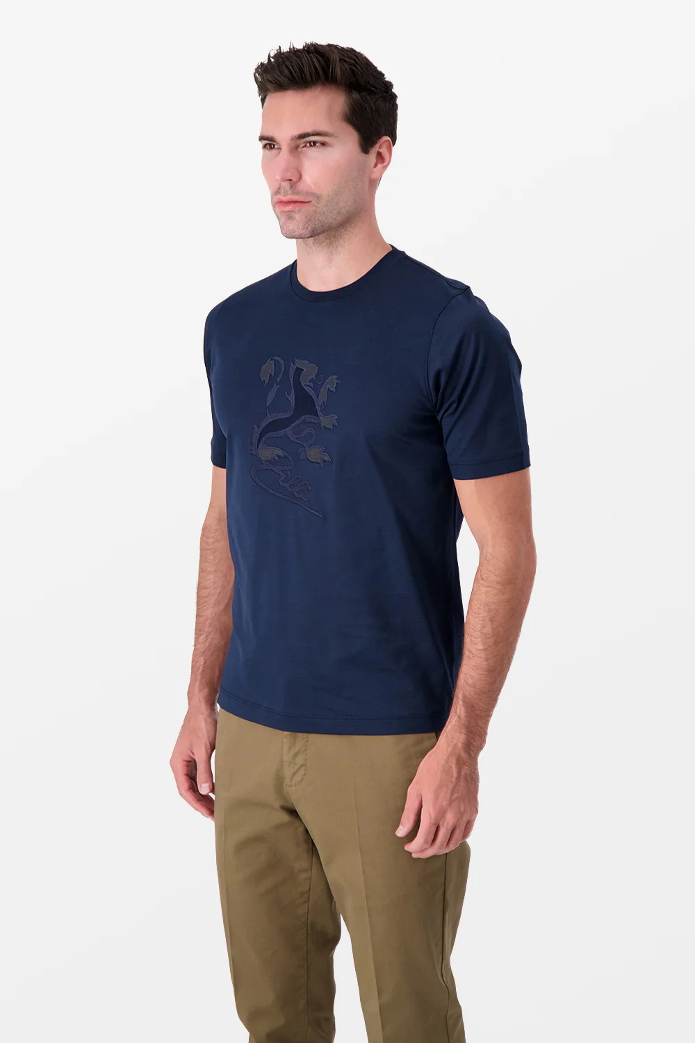 Zilli Navy Lion T-Shirt - Image 4