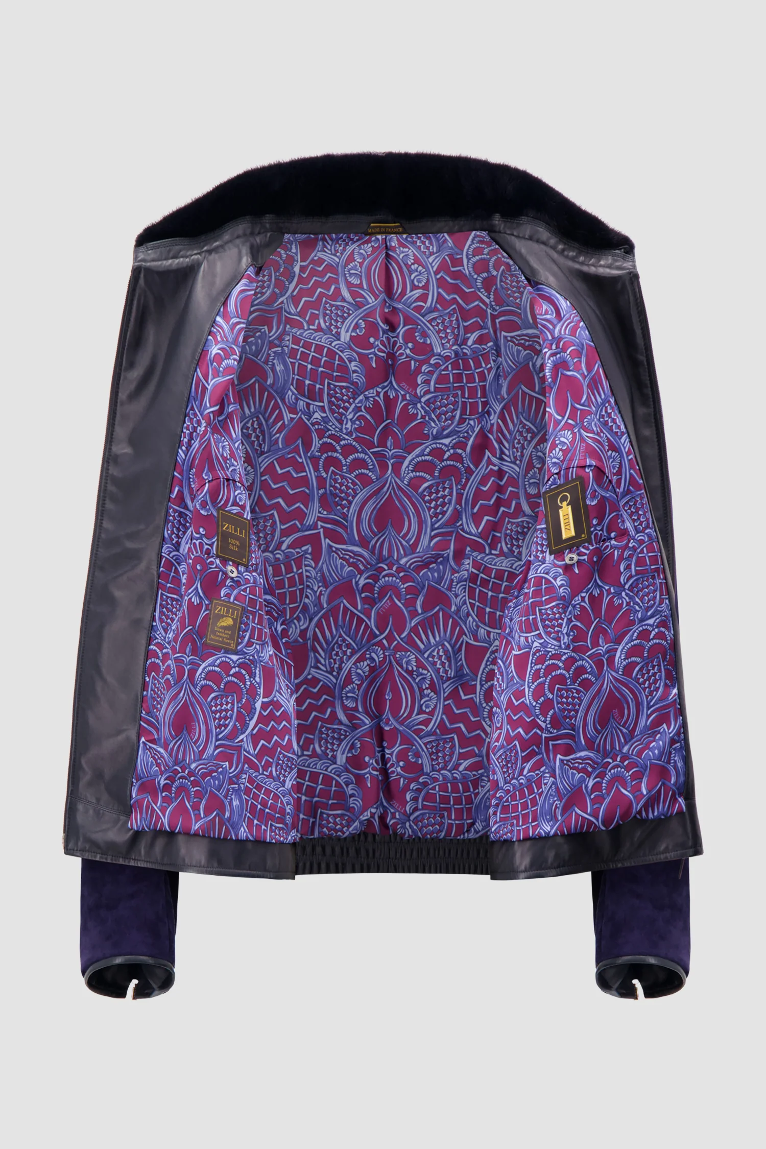 Zilli Navy Quilted Jacket - Image 3