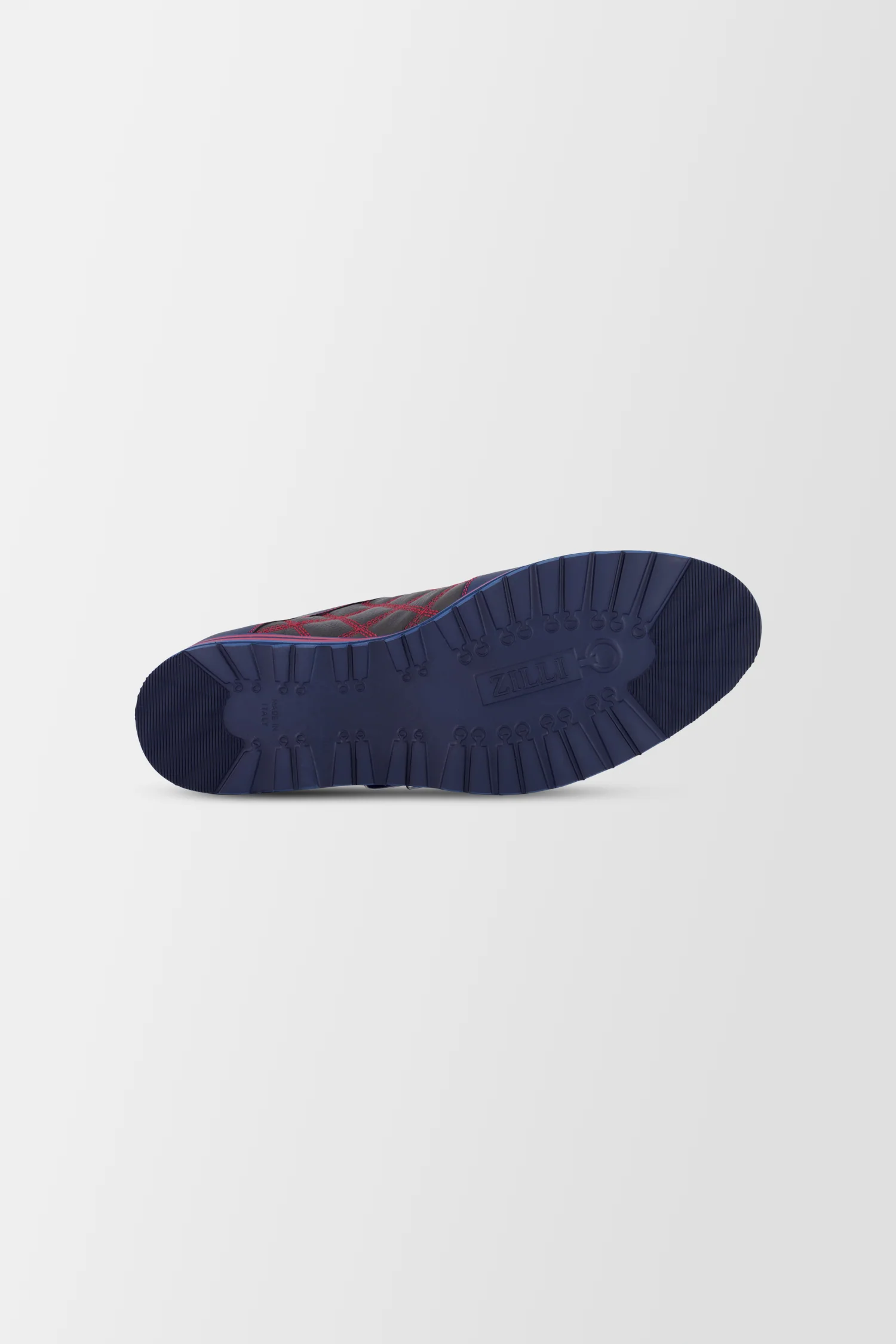 Zilli Navy/Red Imprime Pleasure Sneakers - Image 4