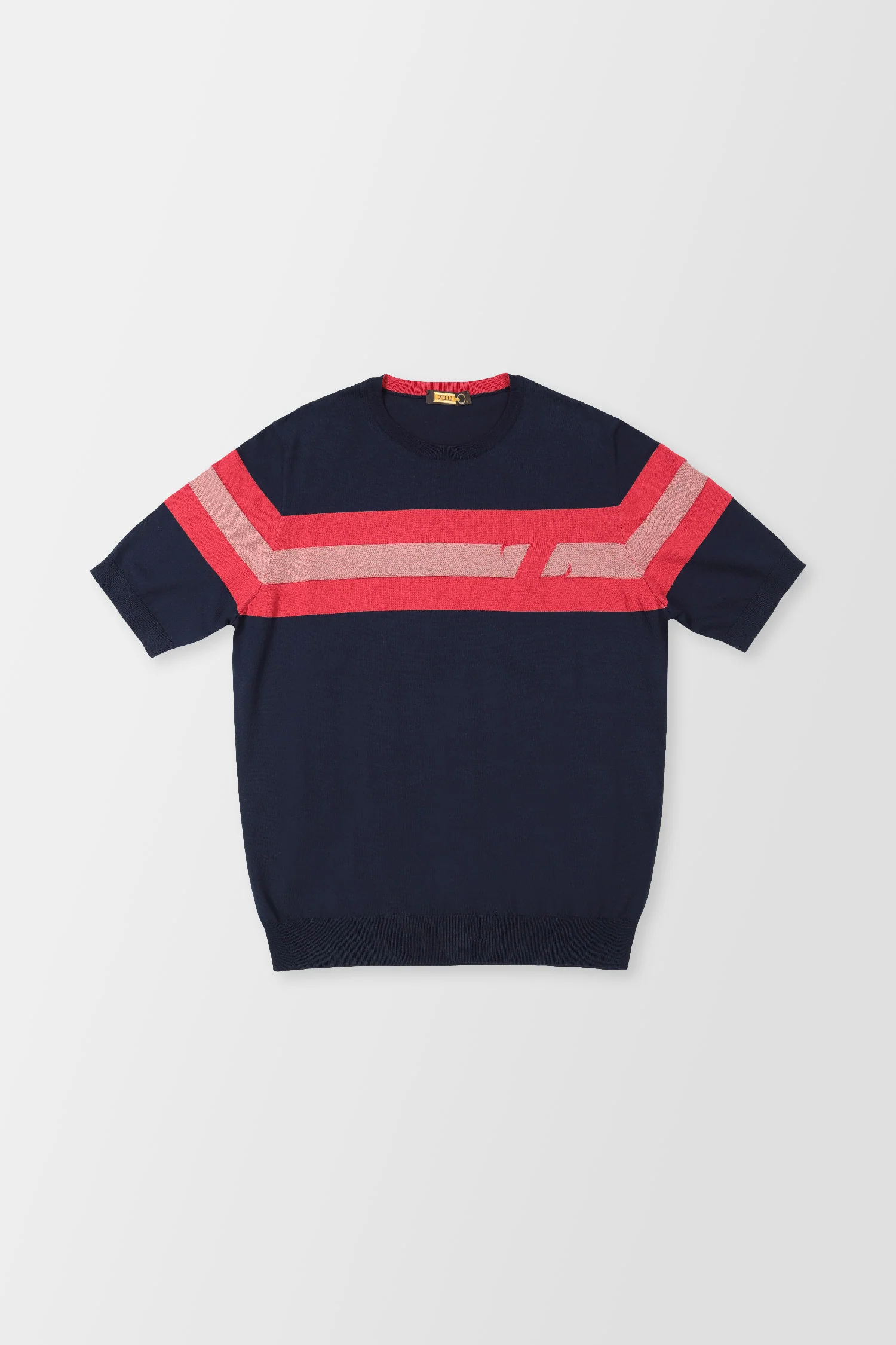 Zilli Navy/Red MC T-Shirt - Image 3