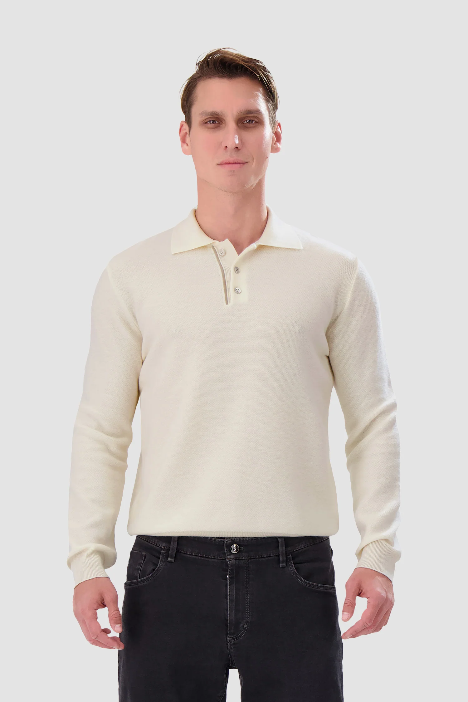 Zilli White Buttoned Sweater - Image 2