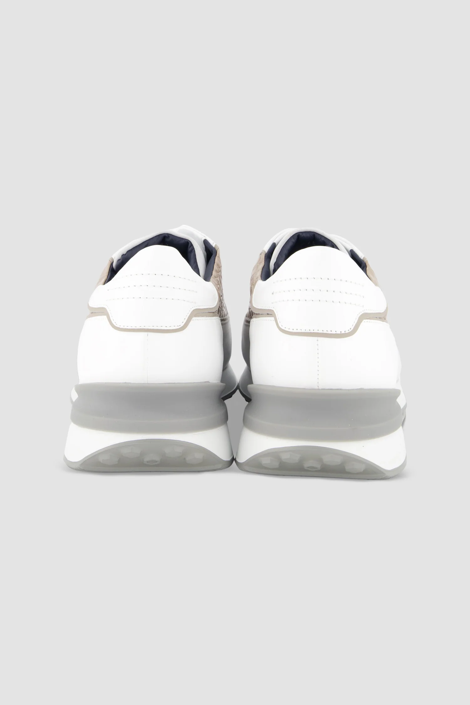 Zilli White Calfskin Sneakers - Image 3