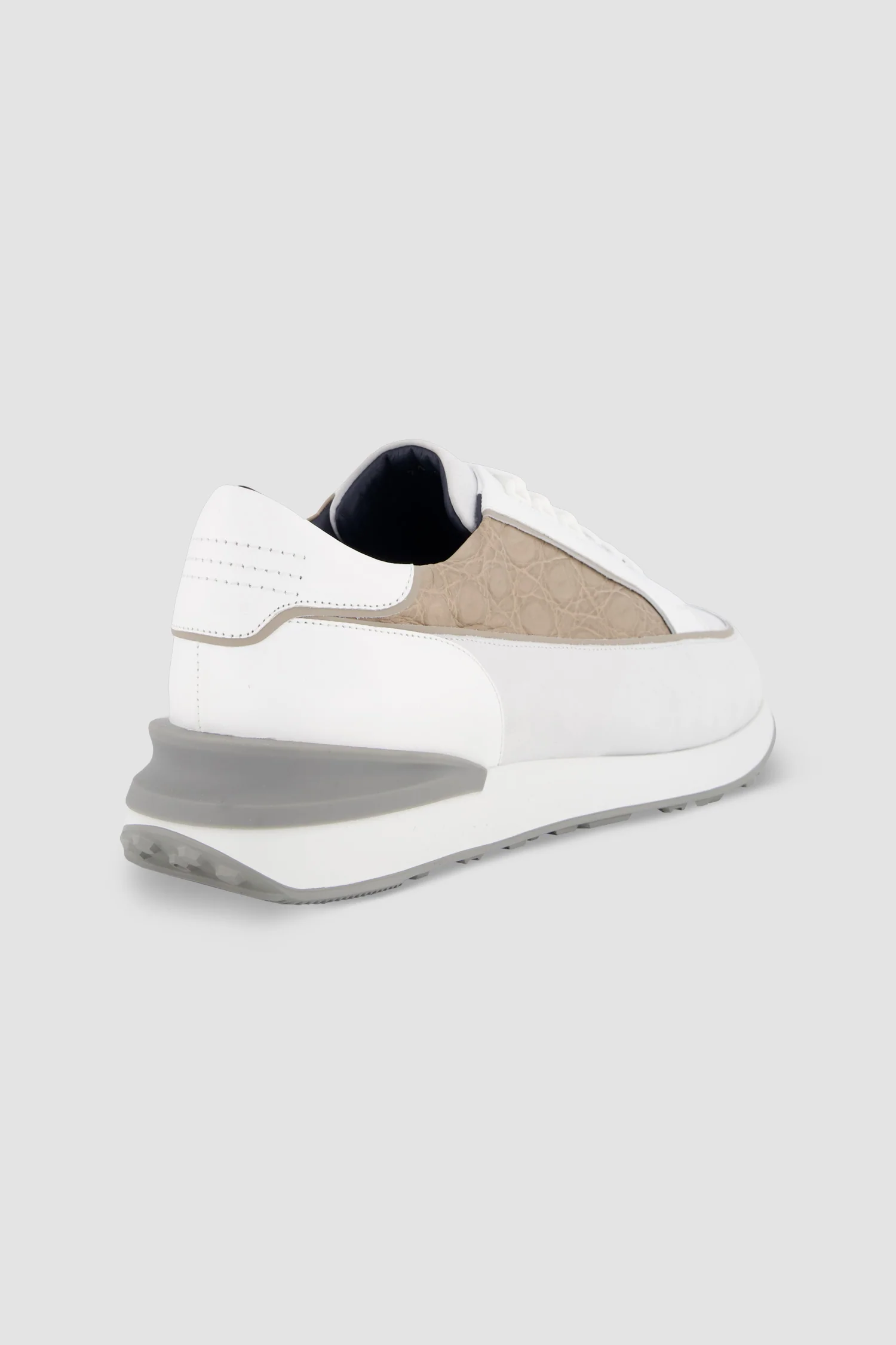 Zilli White Calfskin Sneakers - Image 4